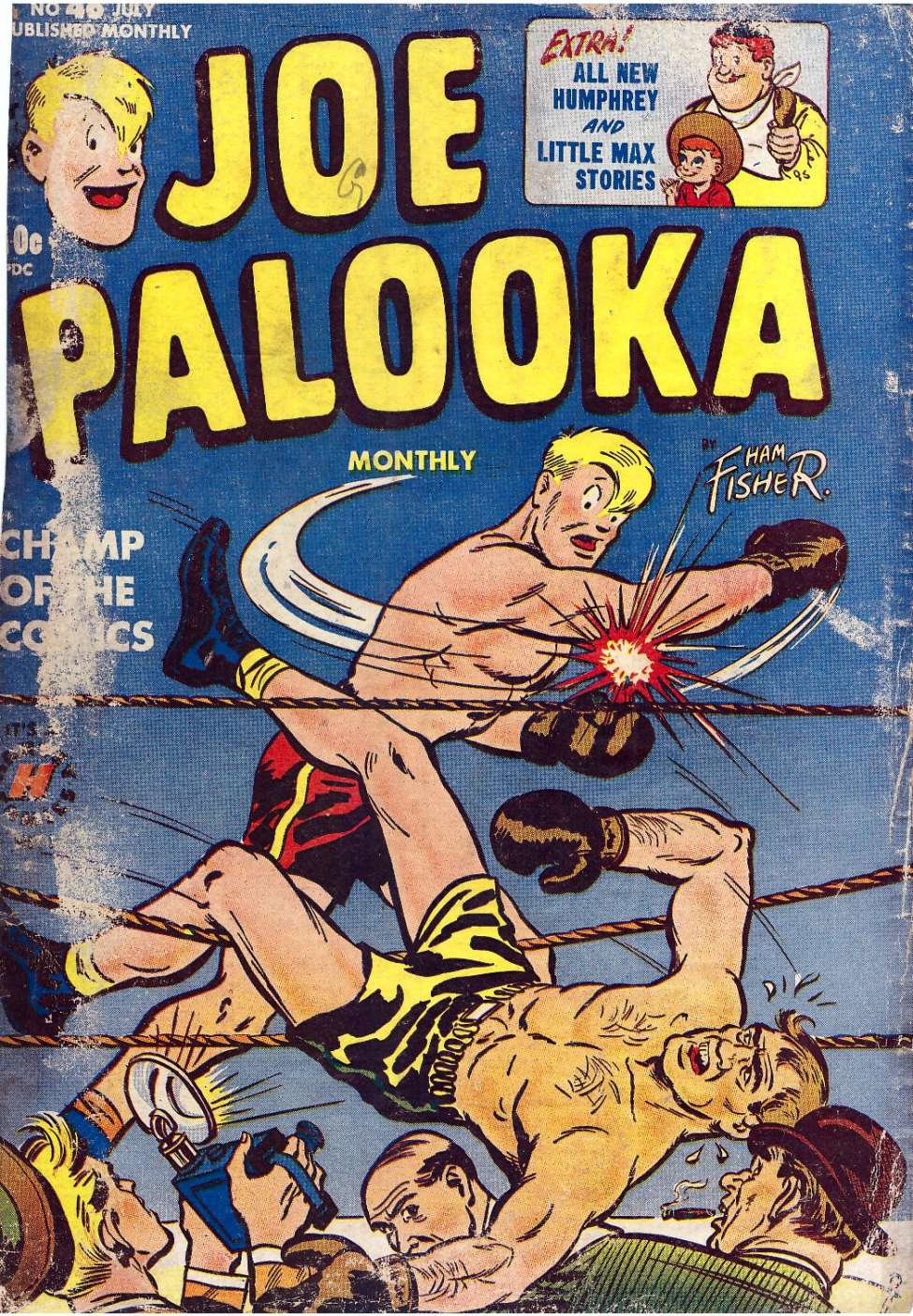 Comic Book Cover For Joe Palooka Comics 46