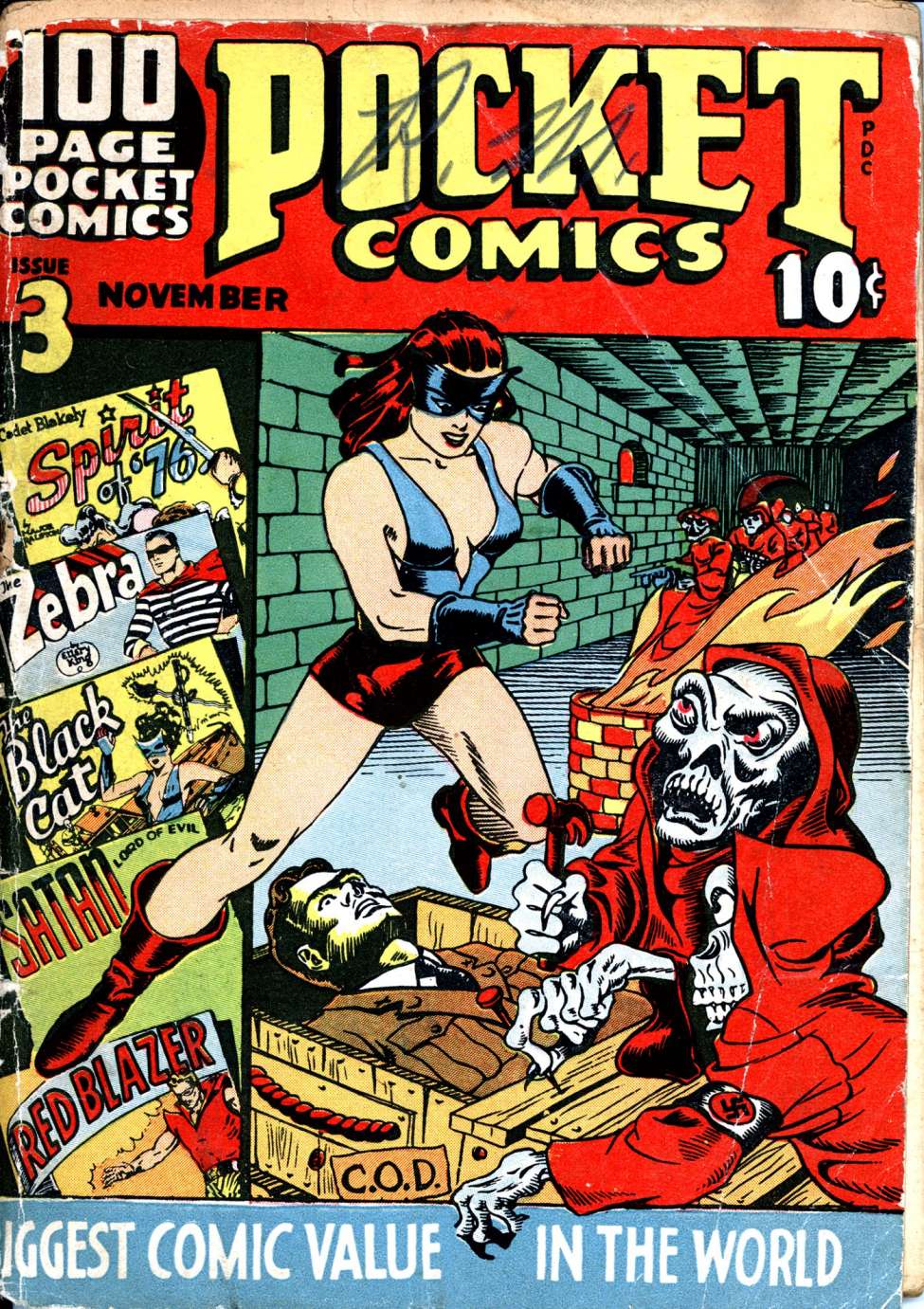 Comic Book Cover For Pocket Comics 3 (alt)