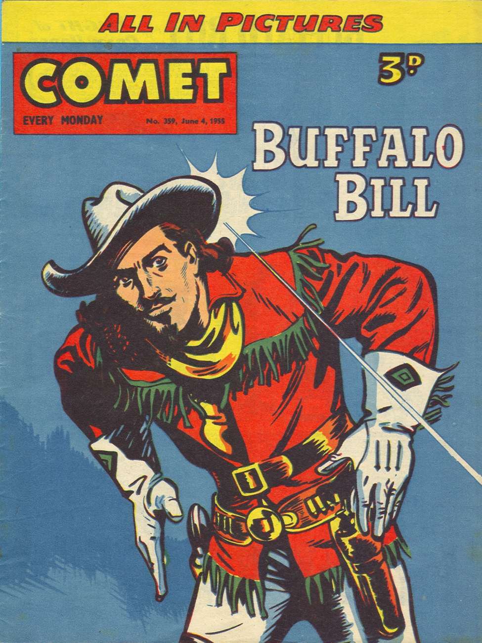 Comic Book Cover For The Comet 359