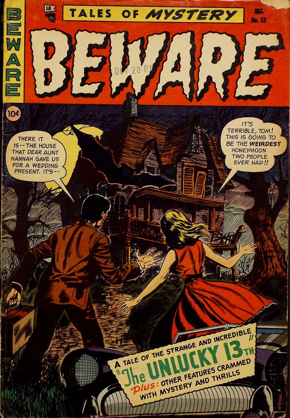 Comic Book Cover For Beware 13