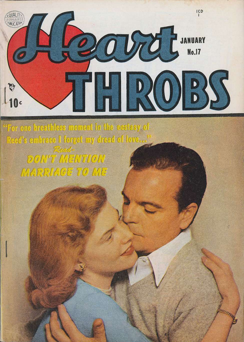 Book Cover For Heart Throbs 17