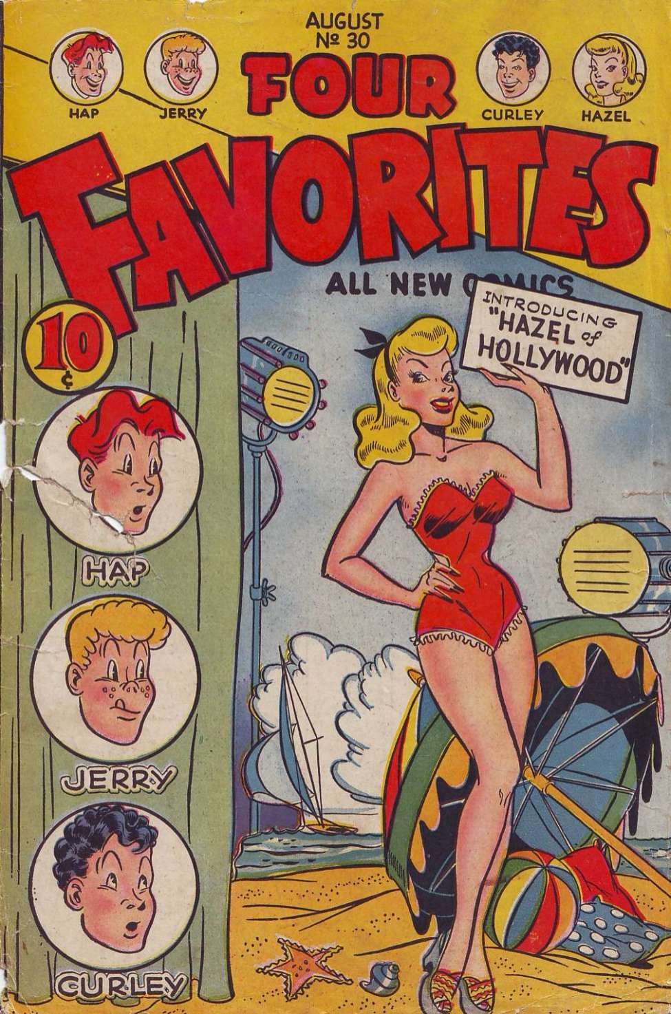 Comic Book Cover For Four Favorites 30