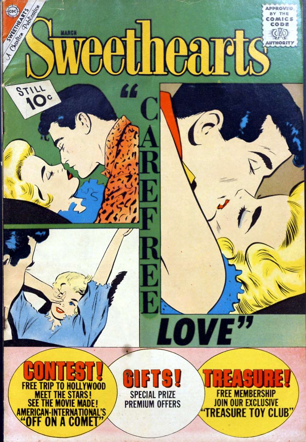 Comic Book Cover For Sweethearts 64