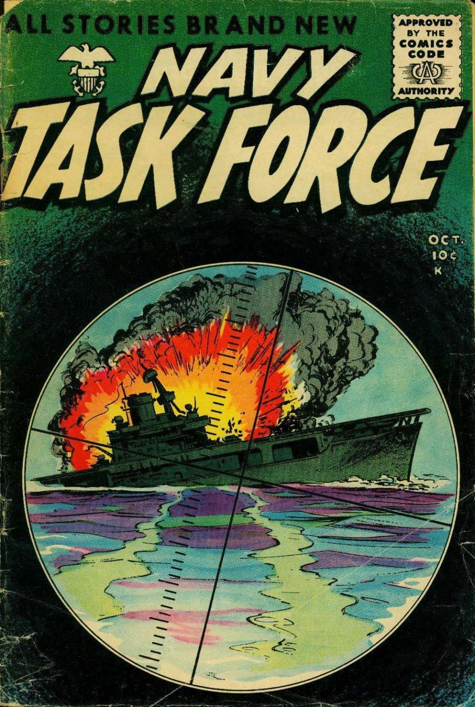 Comic Book Cover For Navy Task Force 6