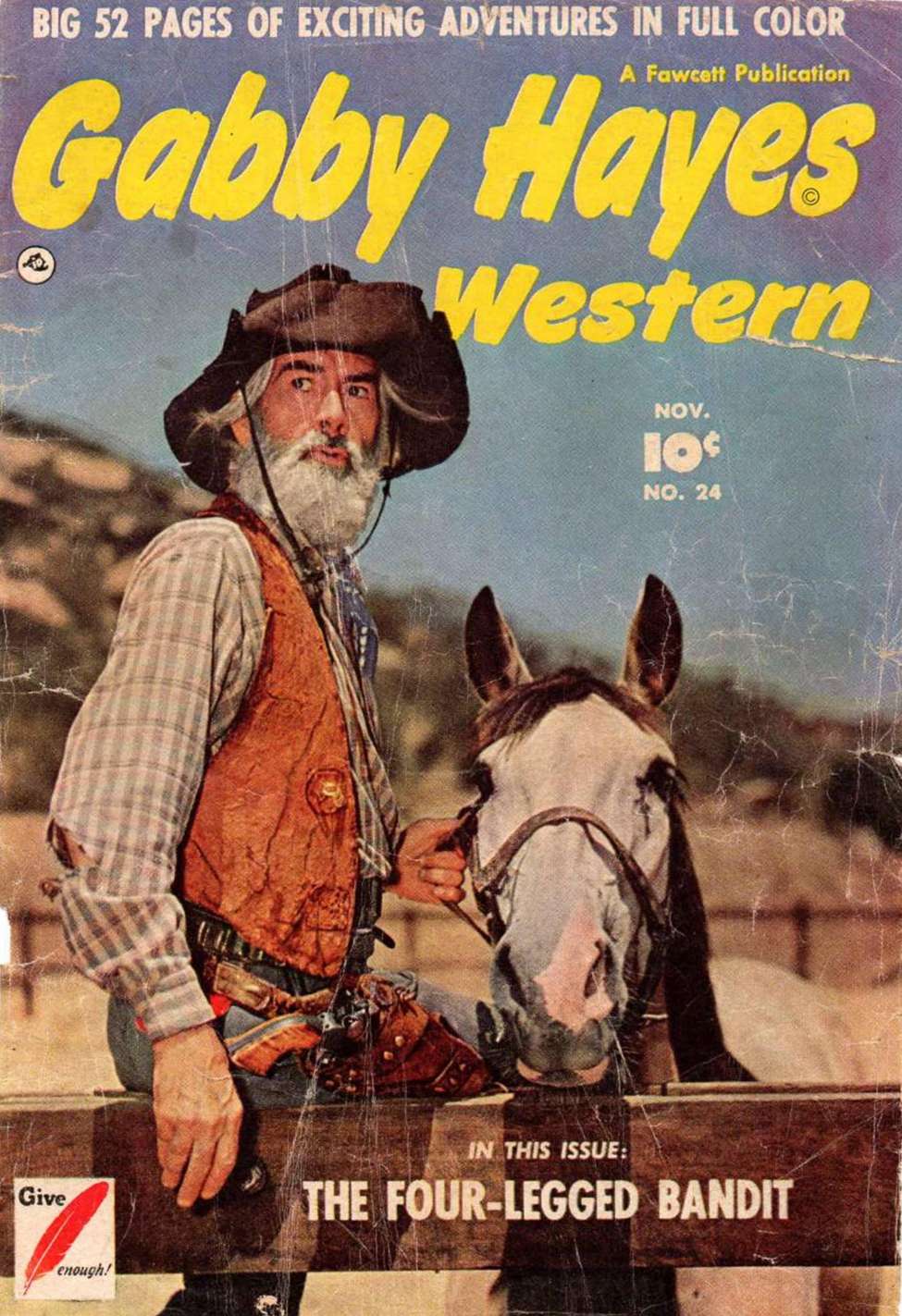 Comic Book Cover For Gabby Hayes Western 24