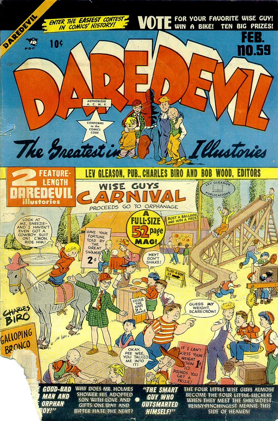Comic Book Cover For Daredevil Comics 59