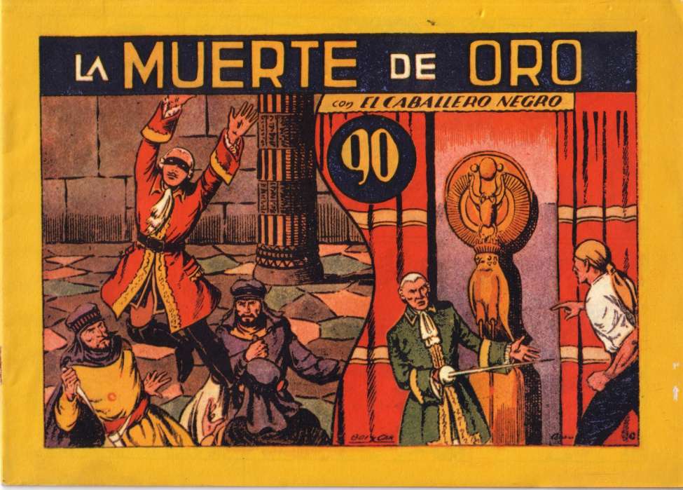 Comic Book Cover For El Caballero Negro 10 - La muerte de oro