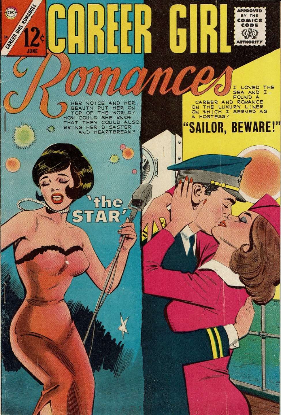 Comic Book Cover For Career Girl Romances 34