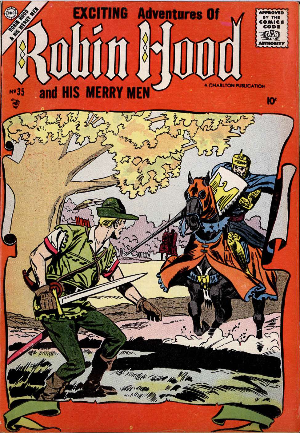 Comic Book Cover For Robin Hood and His Merry Men 35