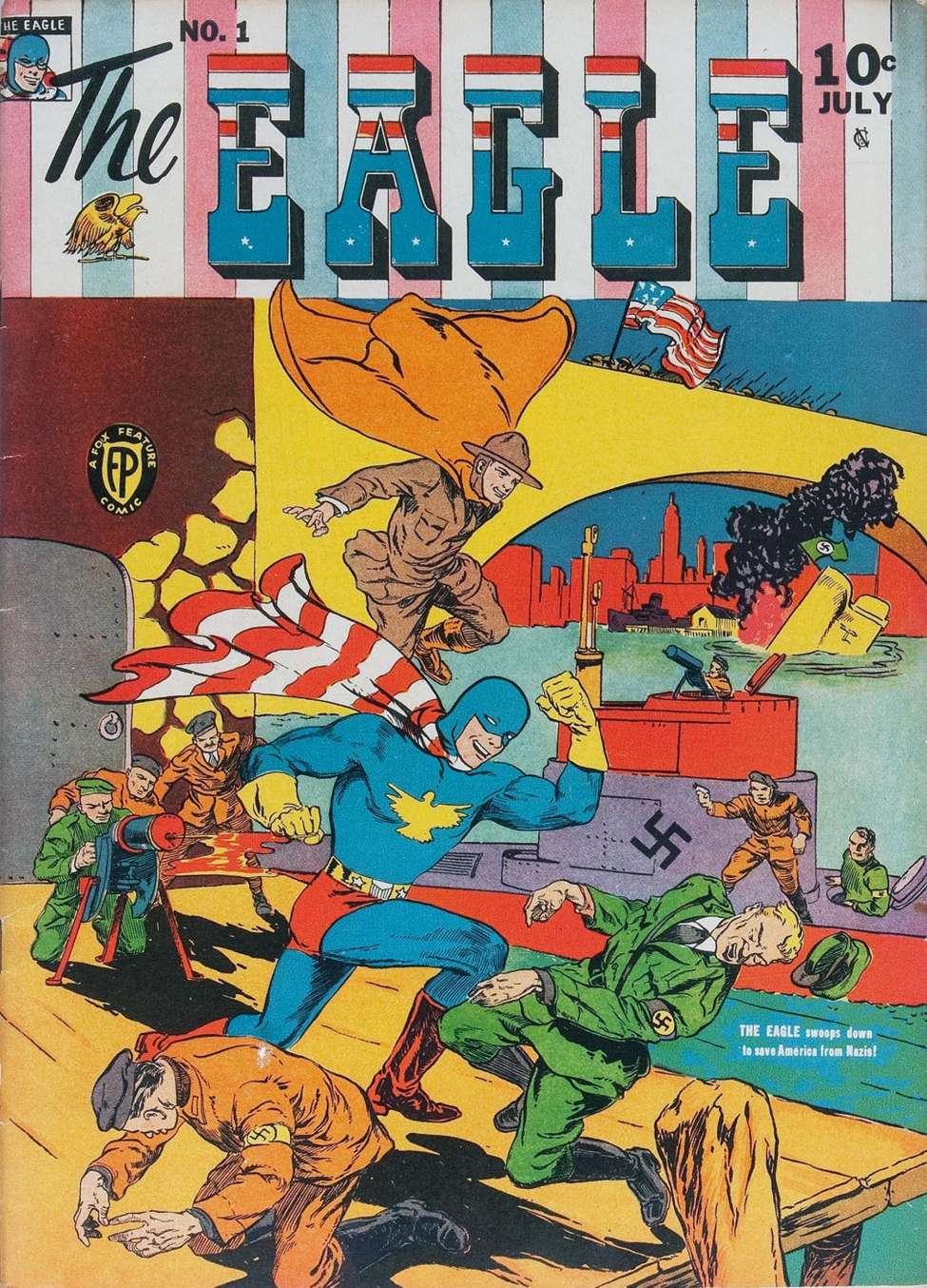 Comic Book Cover For The Eagle 1