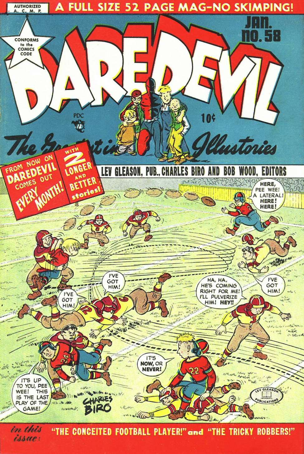 Comic Book Cover For Daredevil Comics 58