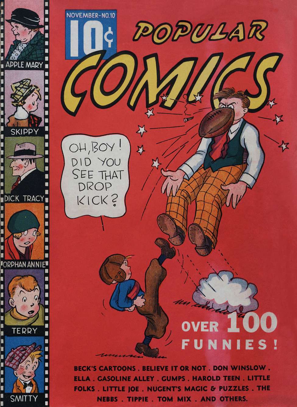 Comic Book Cover For Popular Comics 10 - Version 1