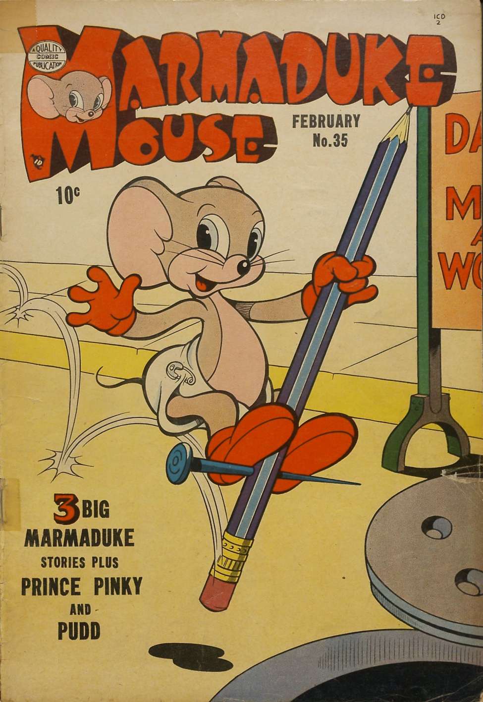 Comic Book Cover For Marmaduke Mouse 35