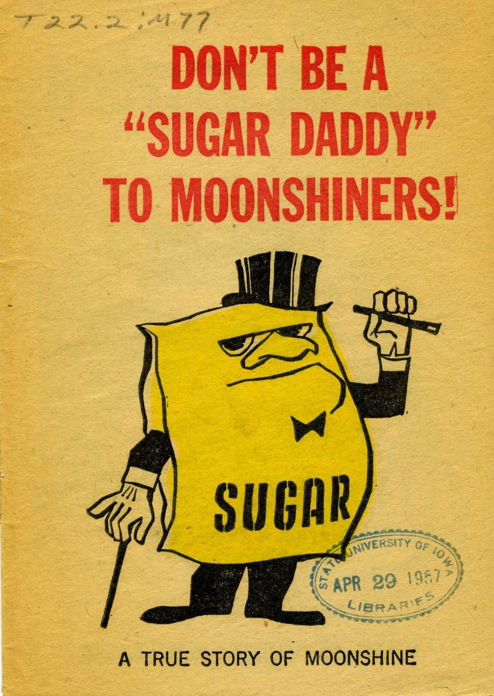Book Cover For Don't Be A Sugar Daddy To Moonshiners!