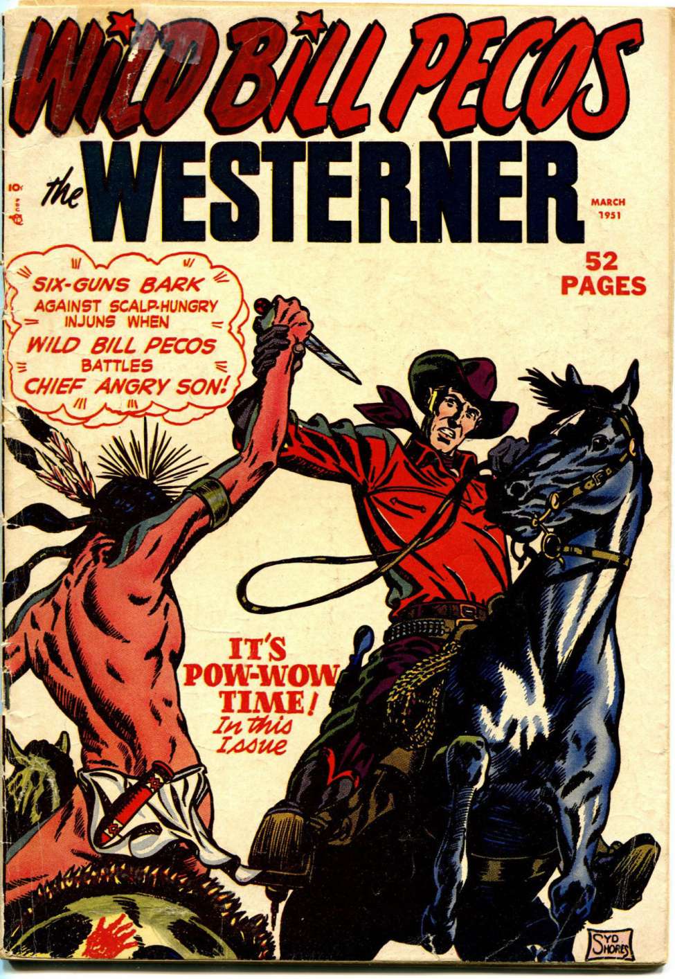 Comic Book Cover For The Westerner 34