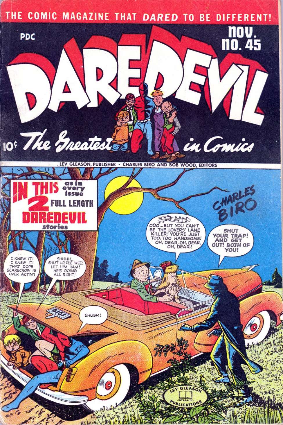 Comic Book Cover For Daredevil Comics 45