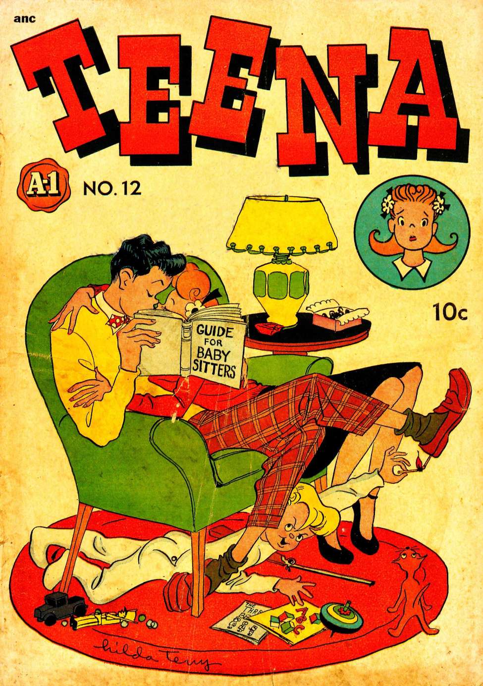 Book Cover For A-1 Comics 12 - Teena