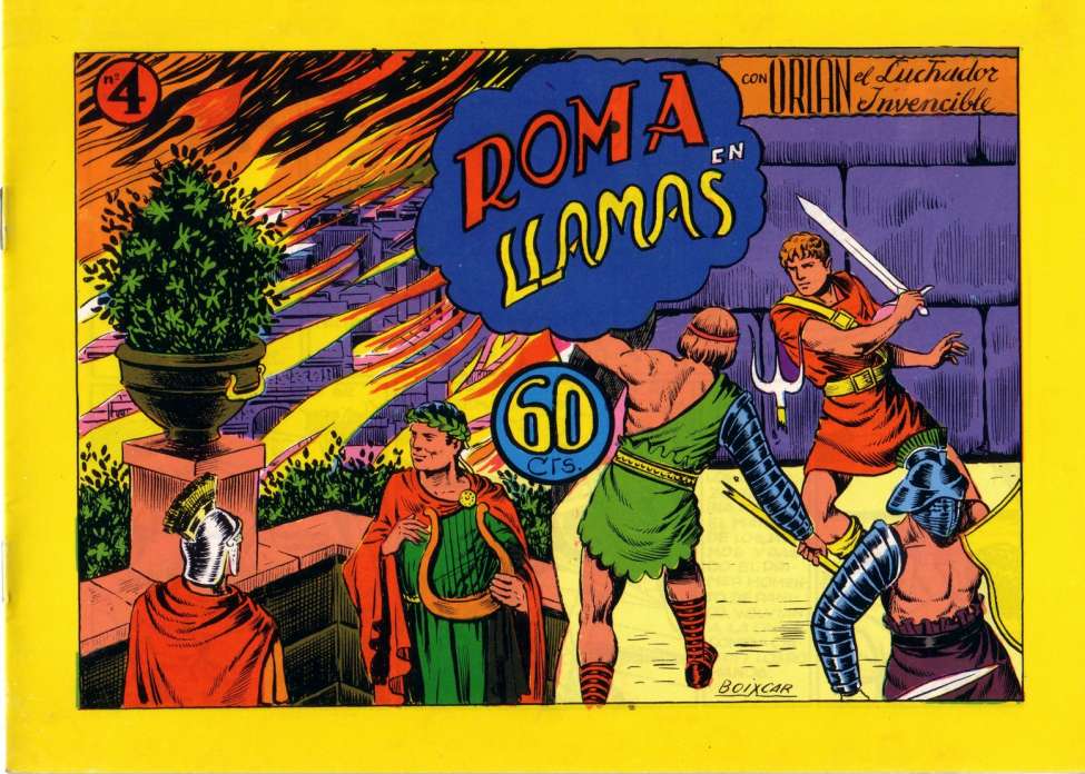 Book Cover For Orlan el Luchador Invencible 5 - Roma en Llamas
