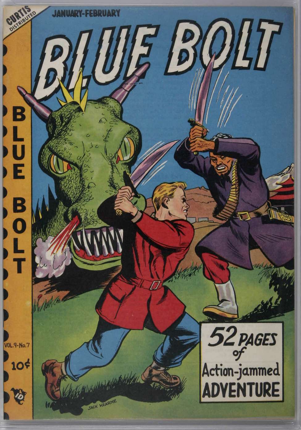 Comic Book Cover For Blue Bolt v9 7