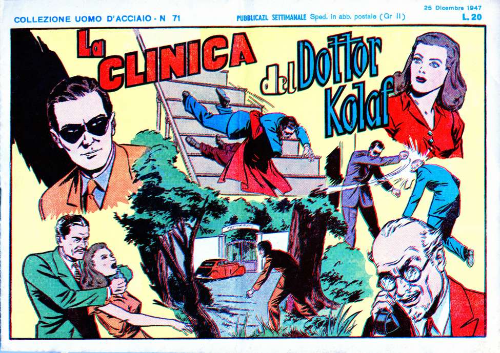 Comic Book Cover For Uomo D'Acciaio 71 - La Clinica del Dottor Kolaf