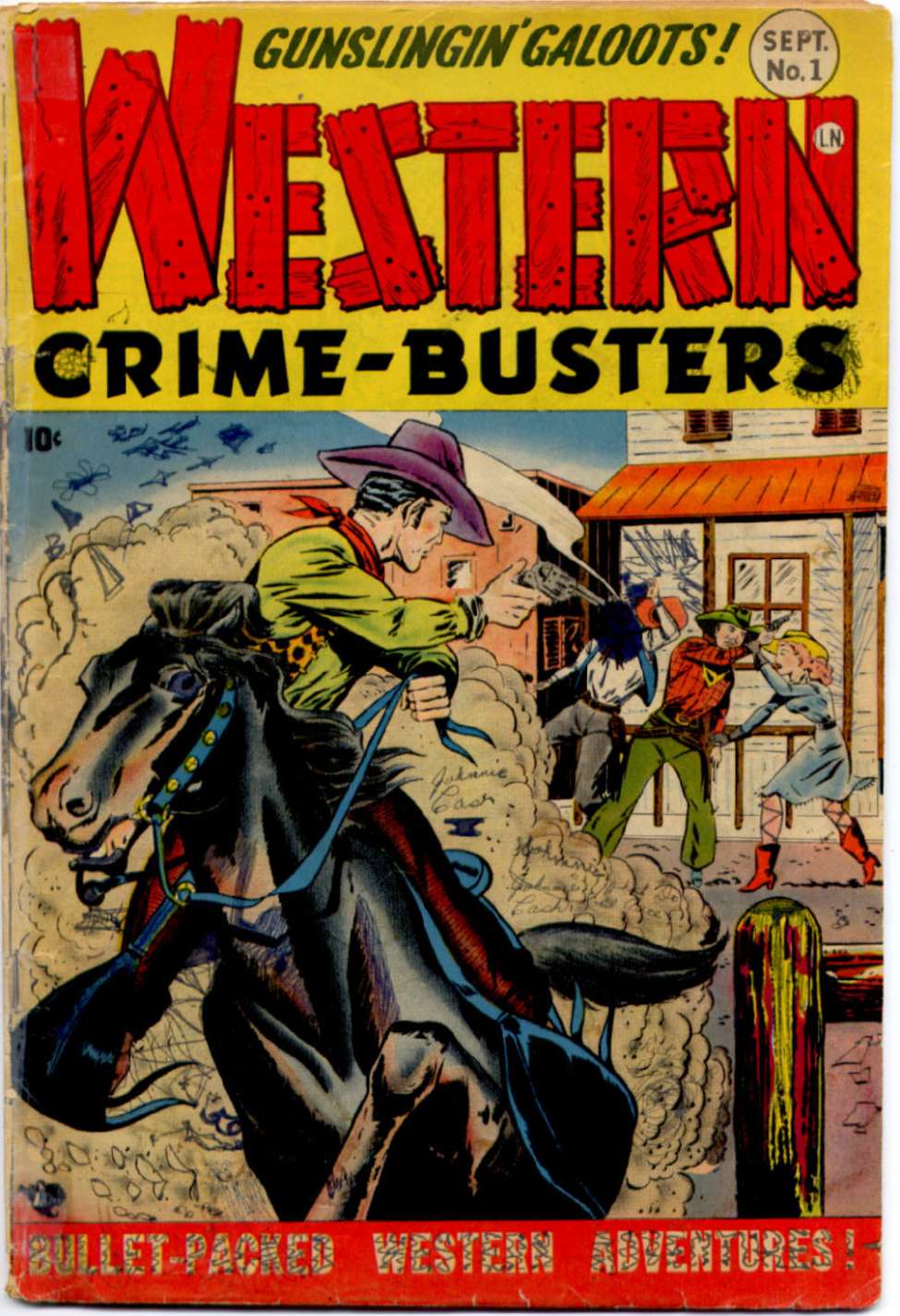 Book Cover For Western Crime Busters 1