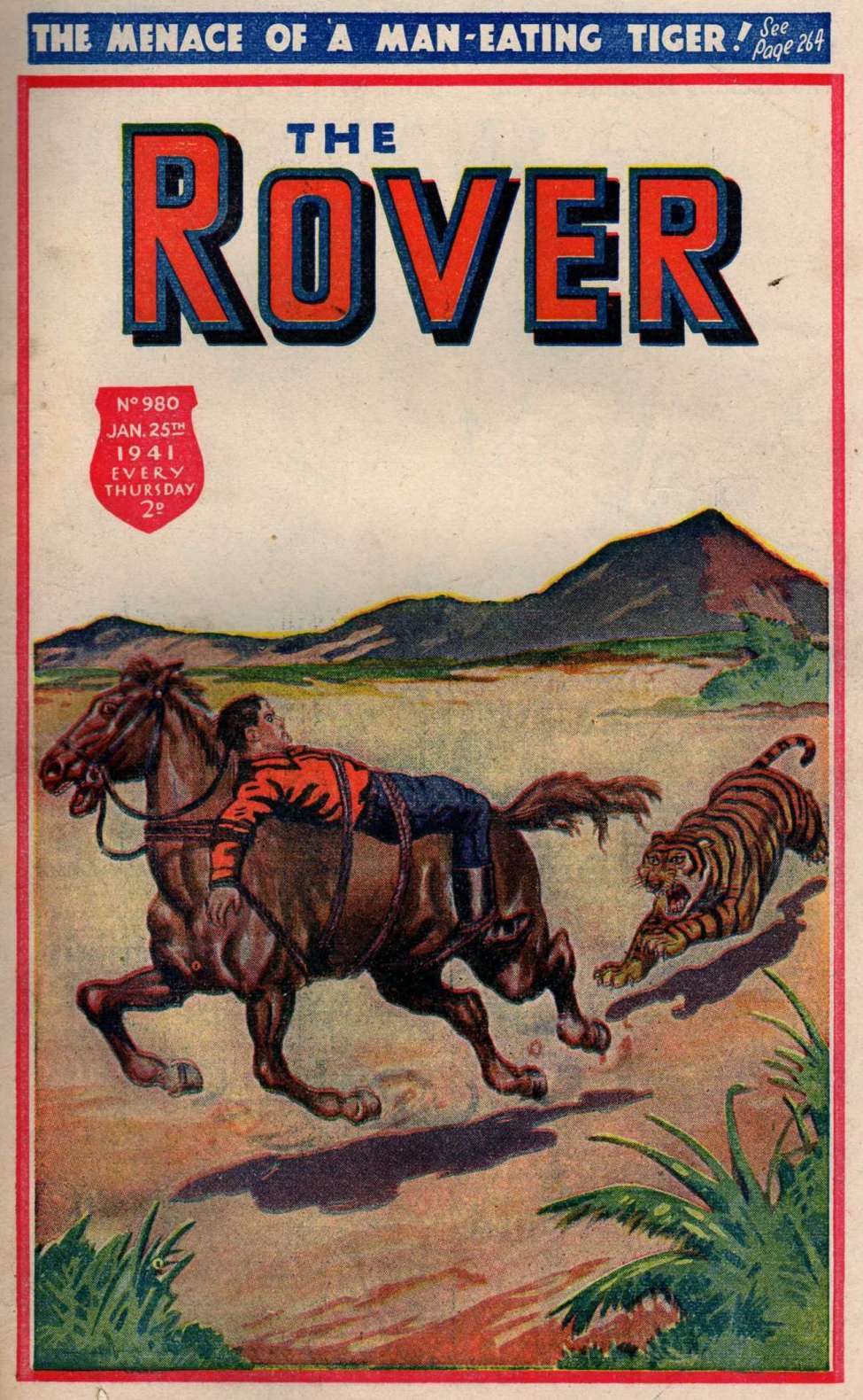 Comic Book Cover For The Rover 980