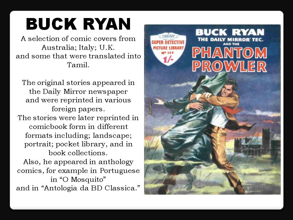 Book Cover For Buck Ryan comics covers