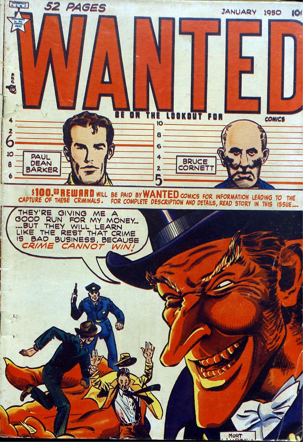 Comic Book Cover For Wanted Comics 24
