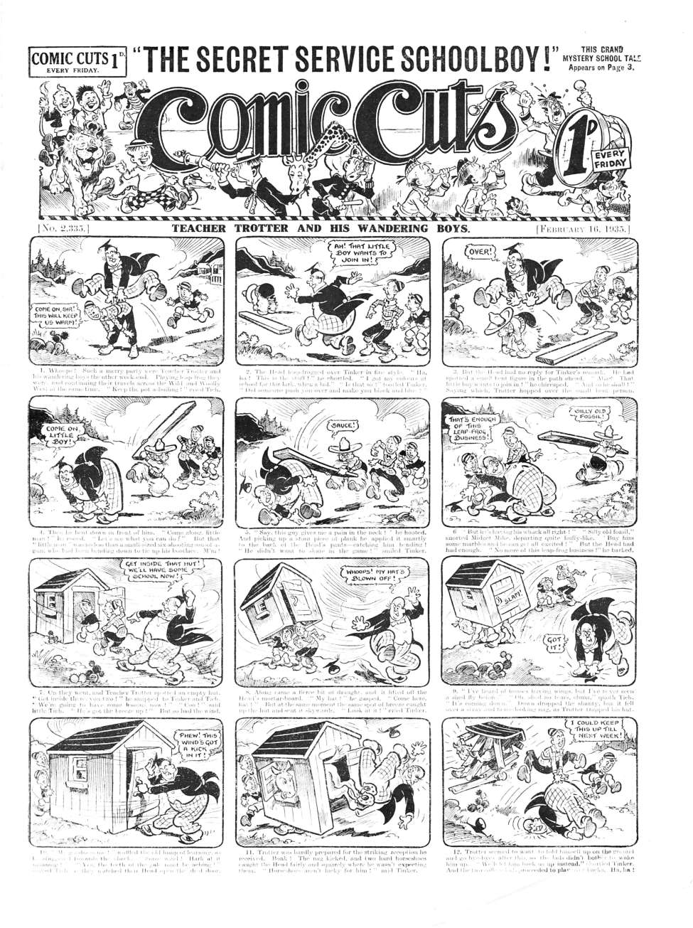 Book Cover For Comic Cuts 2335 - The Black Clue