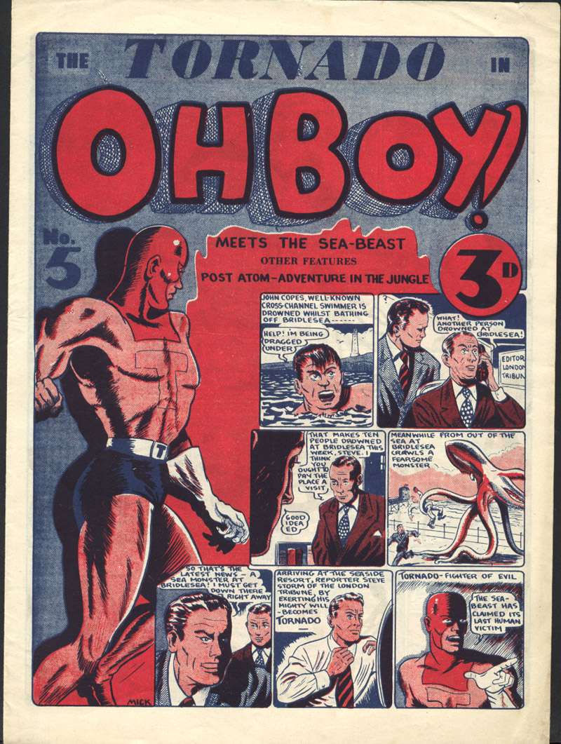 Comic Book Cover For Oh Boy! 5 - The Tornado