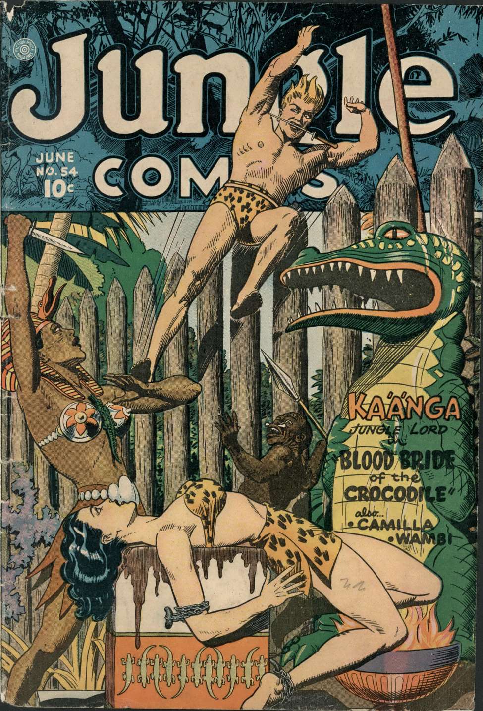 Comic Book Cover For Jungle Comics 54