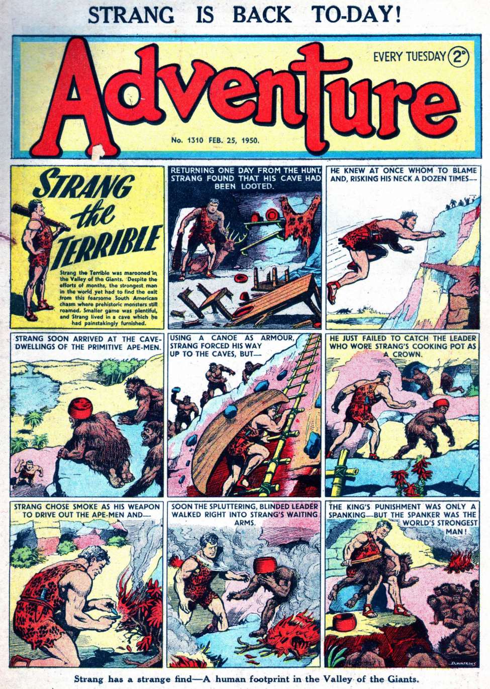 Comic Book Cover For Adventure 1310