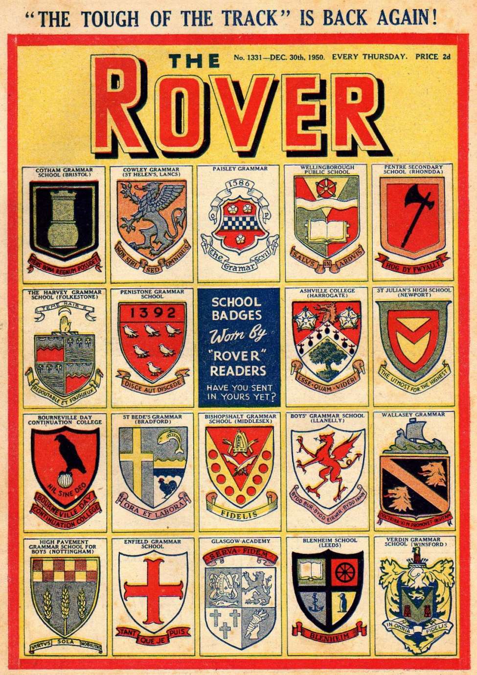 Comic Book Cover For The Rover 1331