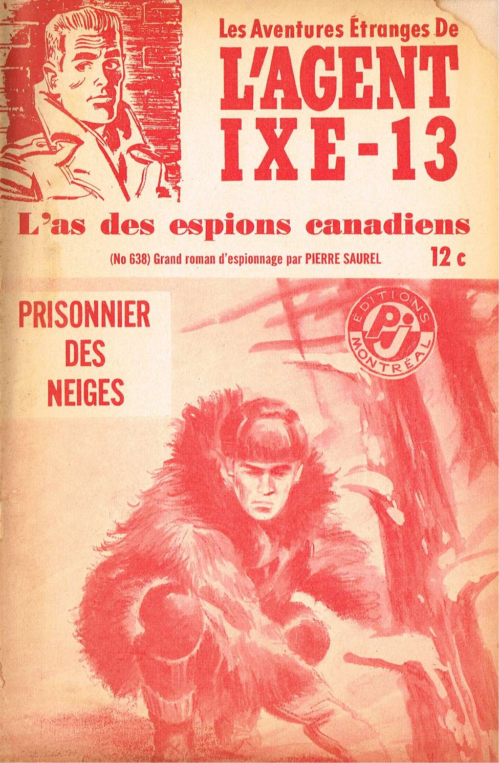 Book Cover For L'Agent IXE-13 v2 638 - Prisonnier des neiges