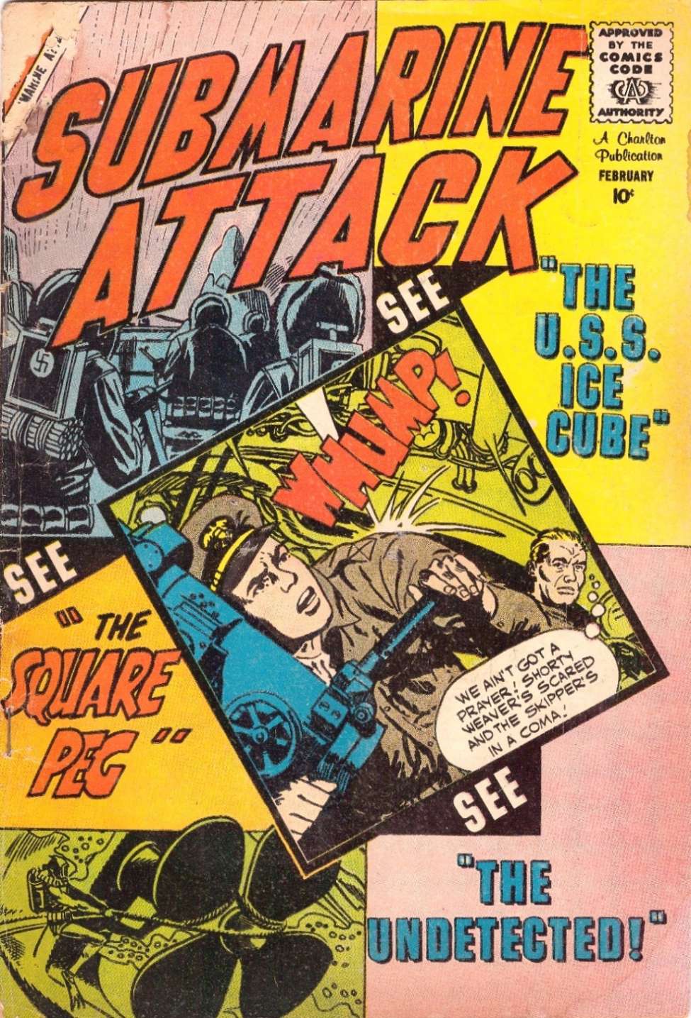 Comic Book Cover For Submarine Attack 20 - Version 2