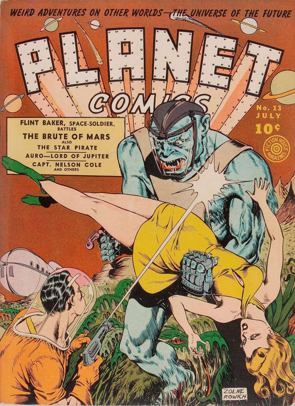 Book Cover For Planet Comics 13 - Version 2