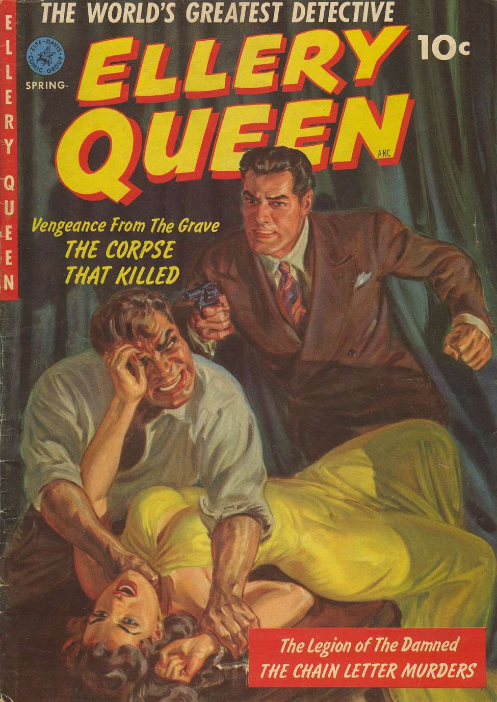 Comic Book Cover For Ellery Queen 1