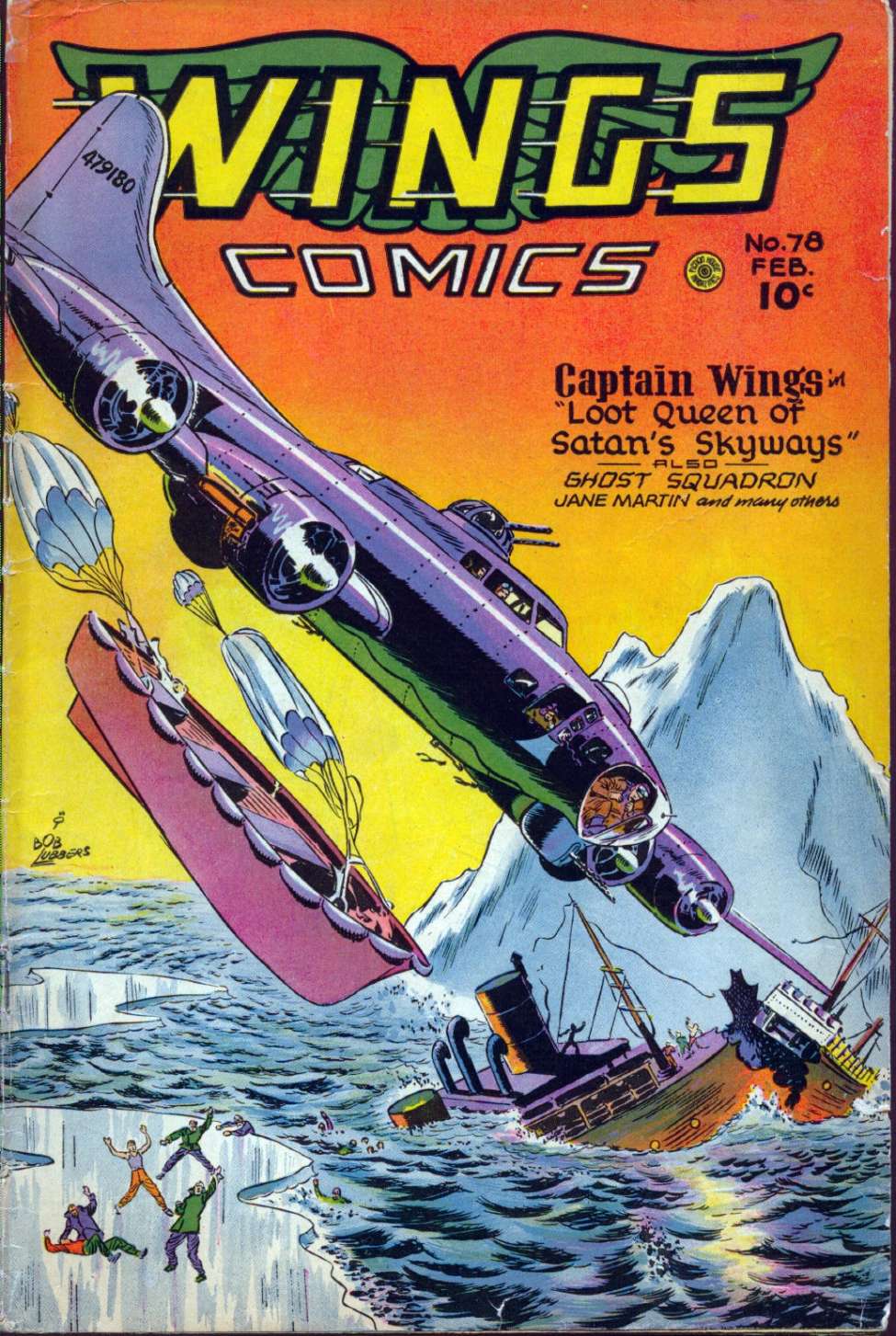 Comic Book Cover For Wings Comics 78