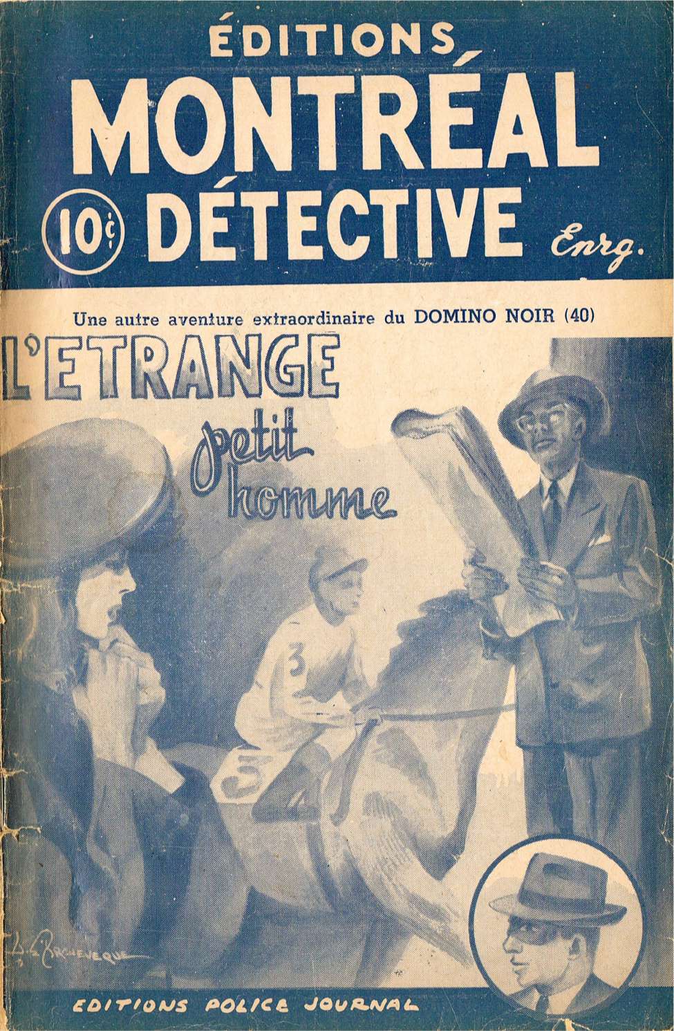 Comic Book Cover For Domino Noir v2 40 - L'étrange Petit Homme