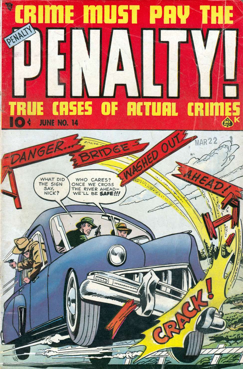 Comic Book Cover For Crime Must Pay the Penalty 14