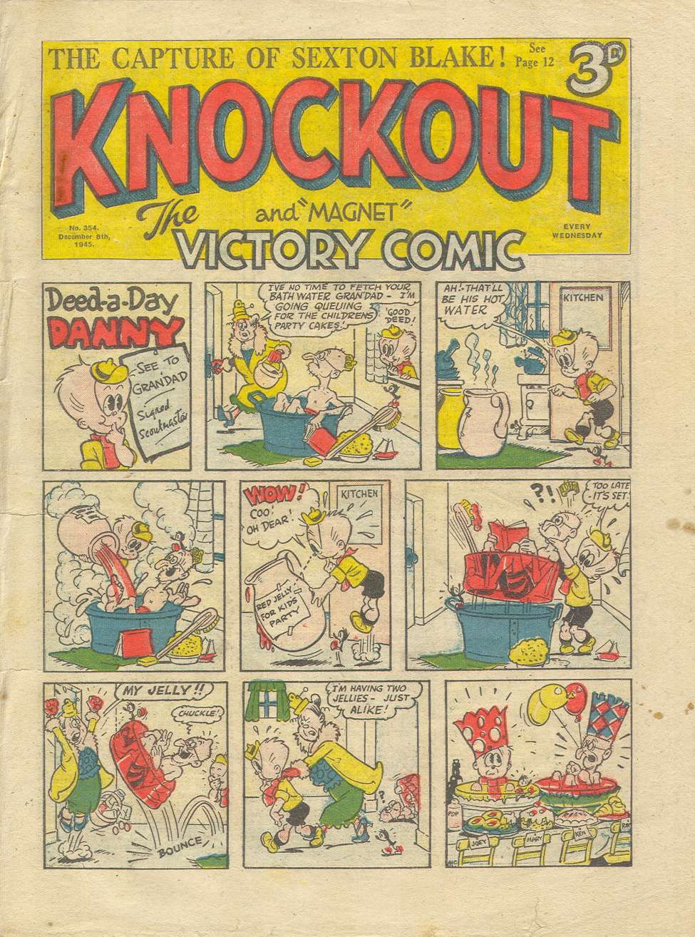 Comic Book Cover For Knockout 354