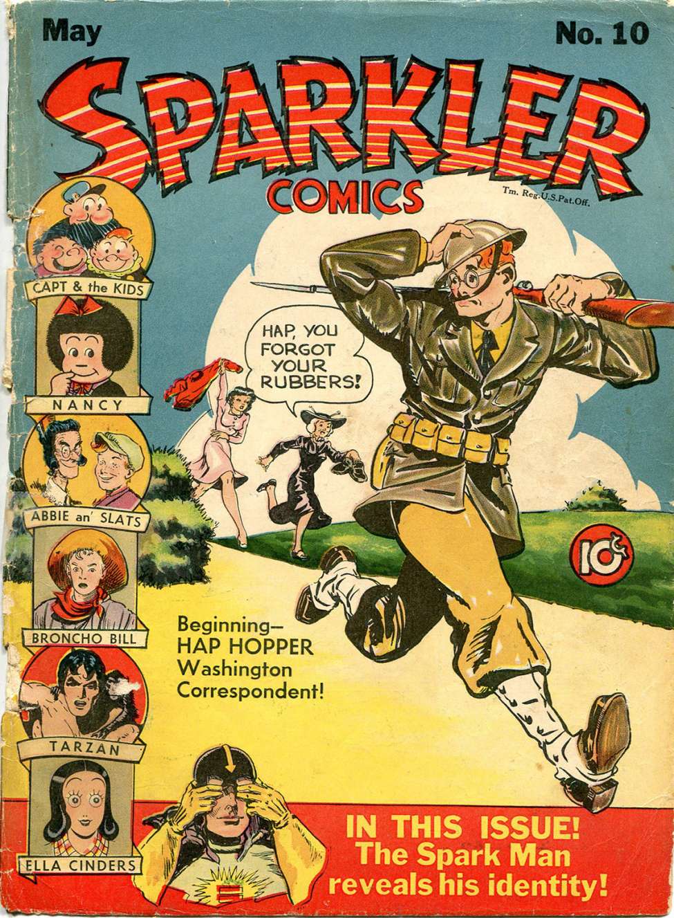 Book Cover For Sparkler Comics 10