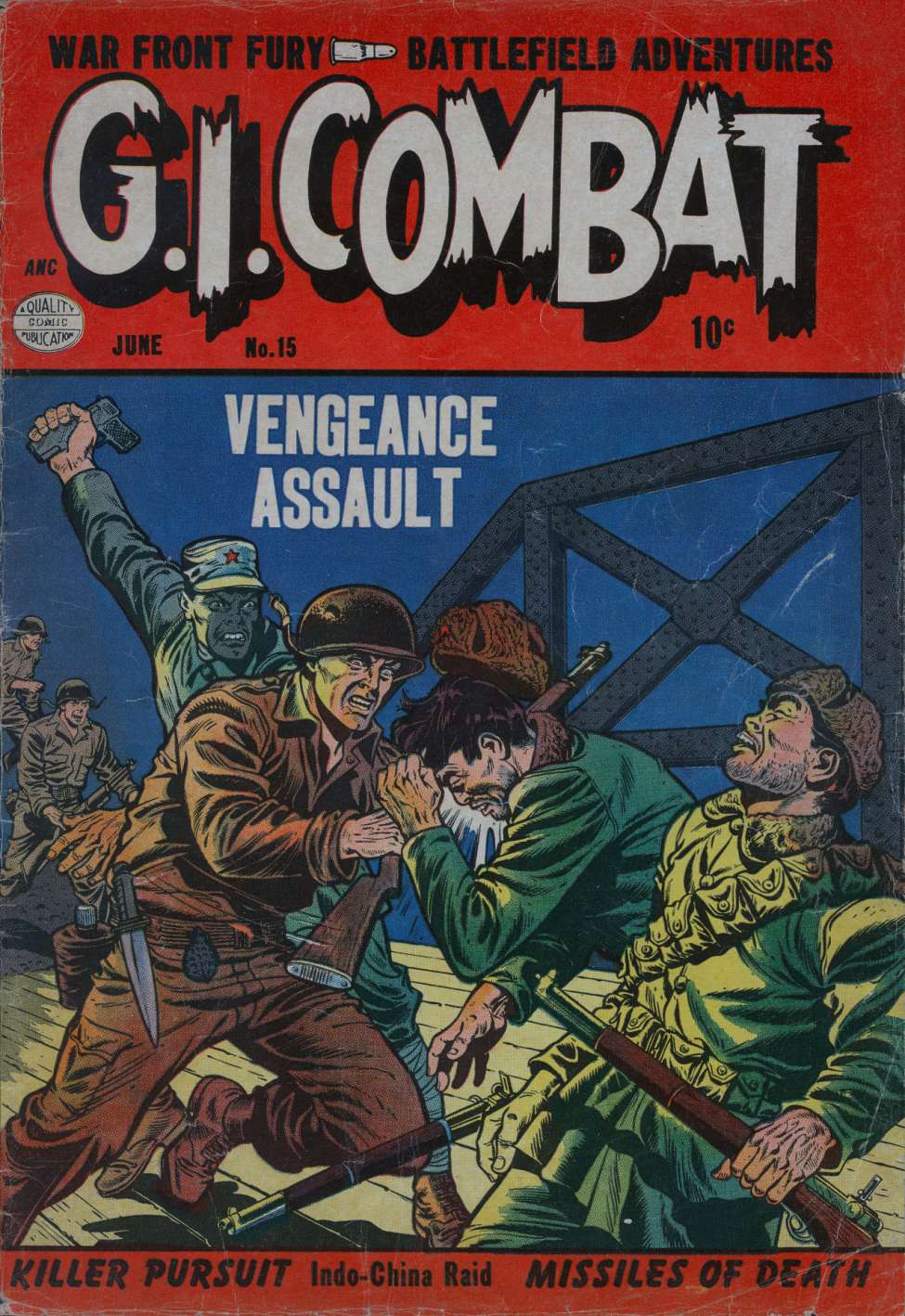 Comic Book Cover For G.I. Combat 15
