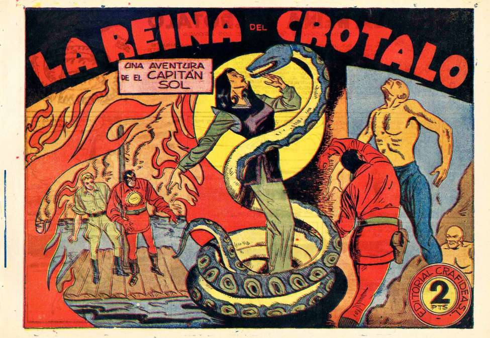 Comic Book Cover For Capitan Sol 9 - La reina del crotalo