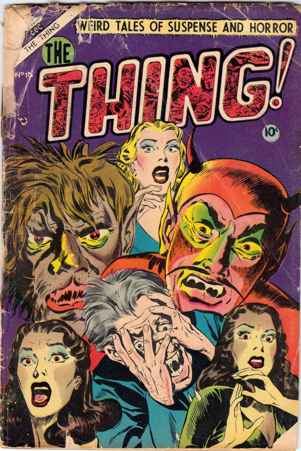 Comic Book Cover For The Thing 10