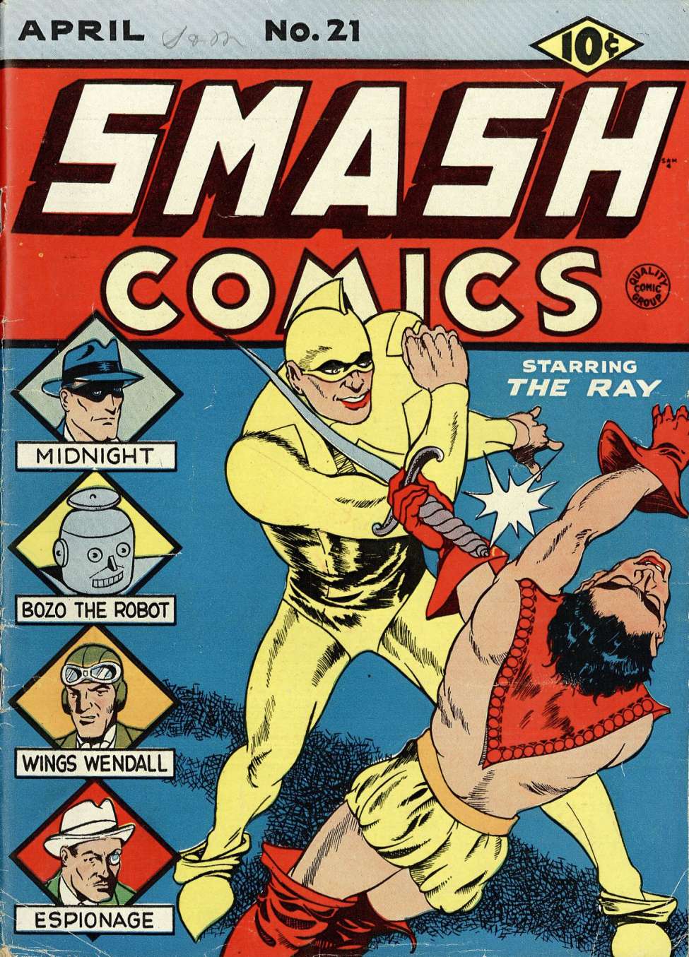 Book Cover For Smash Comics 21