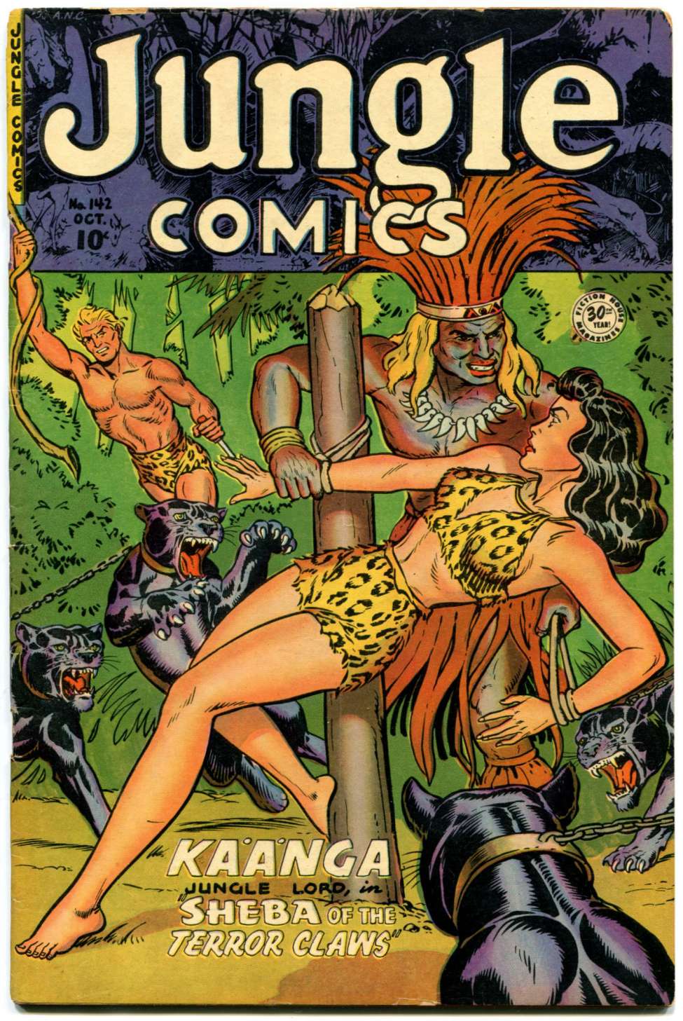 Comic Book Cover For Jungle Comics 142