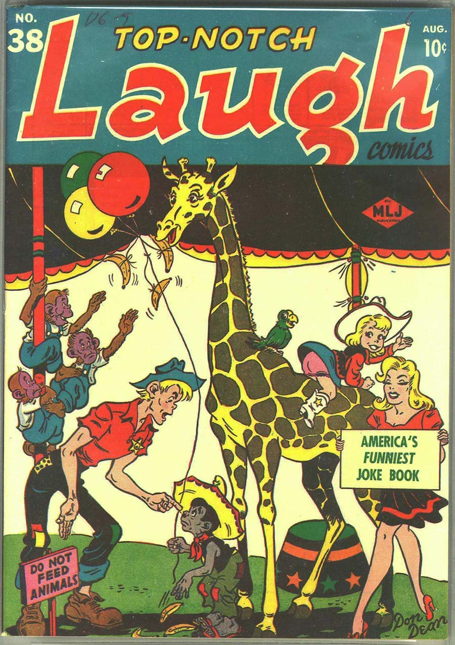 Comic Book Cover For Top Notch Laugh Comics 38 - Version 1