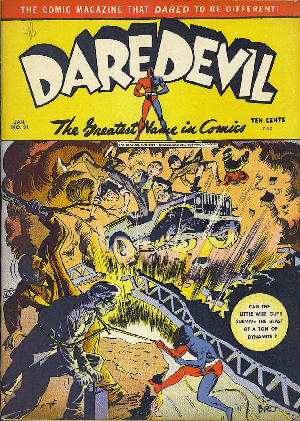 Comic Book Cover For Daredevil Comics 21 - Version 1