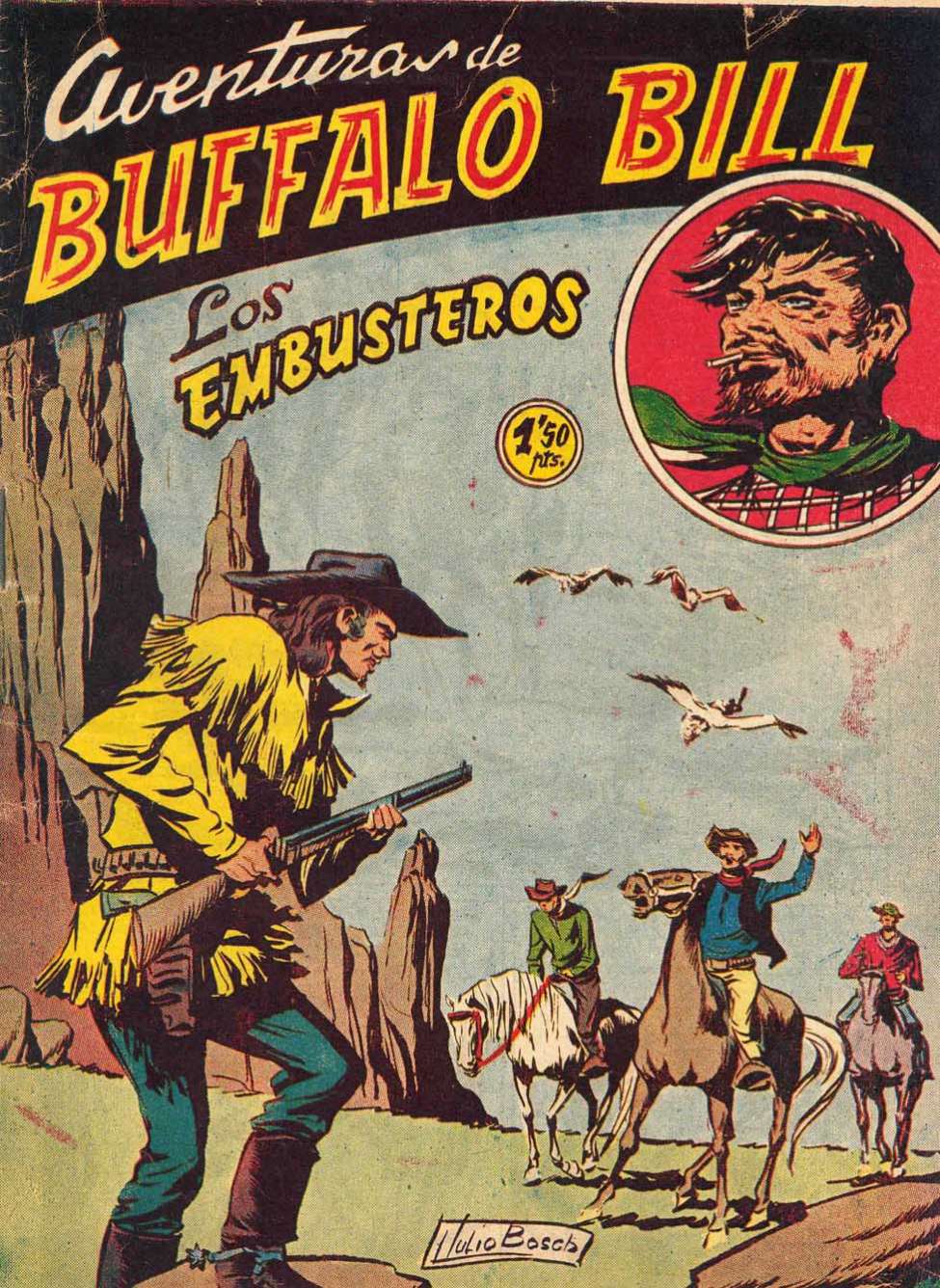 Comic Book Cover For Aventuras de Buffalo Bill 57 Los embusteros